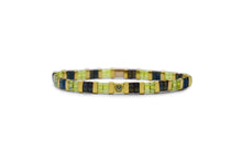 Load image into Gallery viewer, Stia August (Peridot) So Colorful Tila Bracelet
