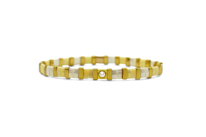 Stia June (Pearl) So Colorful Tila Bracelet