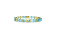 Load image into Gallery viewer, Stia March (Aquamarine) So Colorful Tila Bracelet
