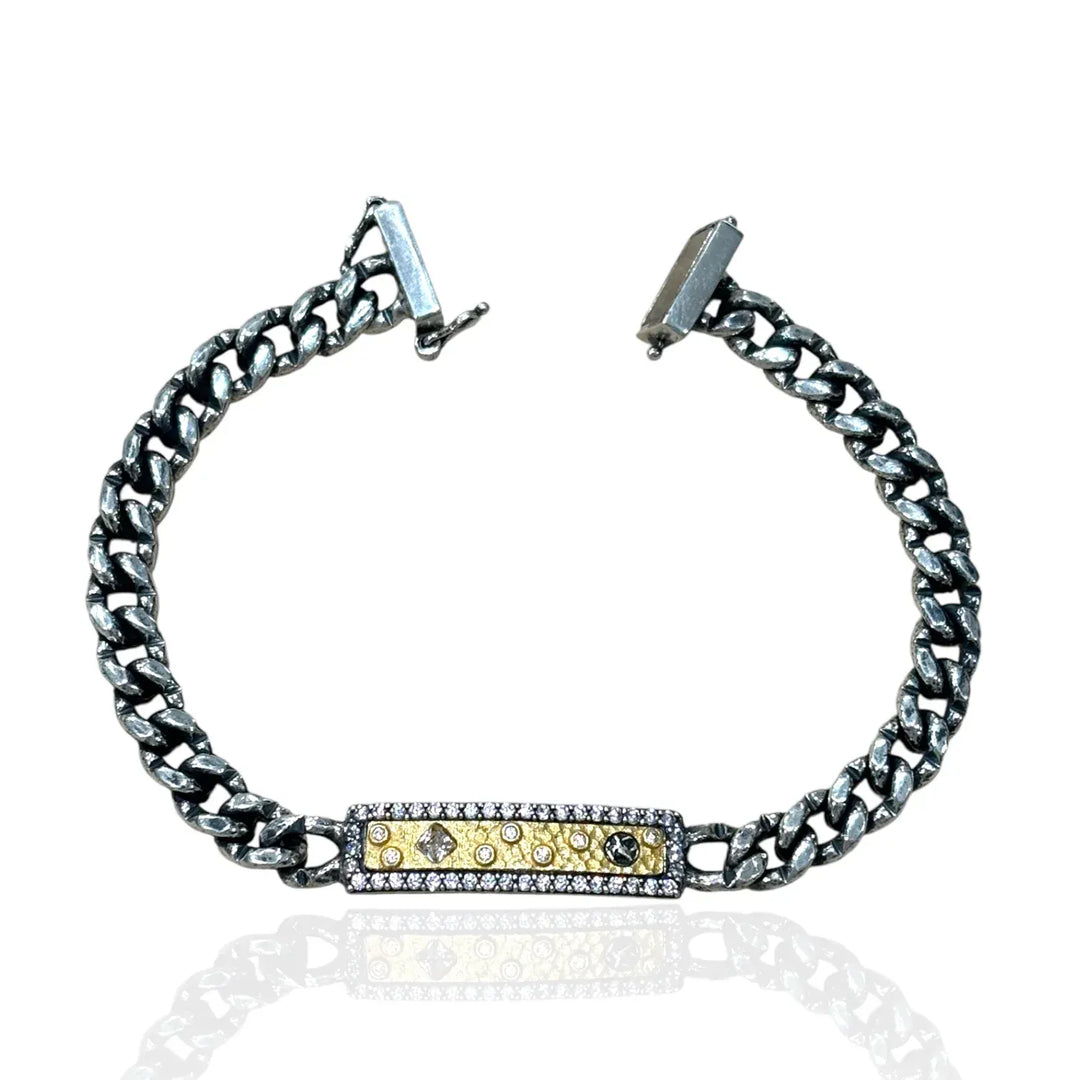 TAT2 Designs Jewelry - Necklaces Silver Soleil ID Bracelet