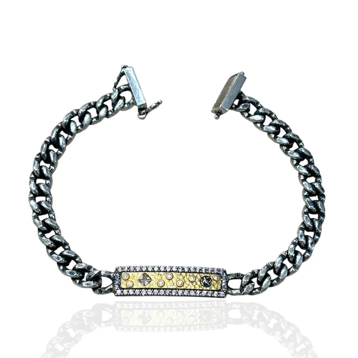 TAT2 Designs Jewelry - Necklaces Silver Soleil ID Bracelet