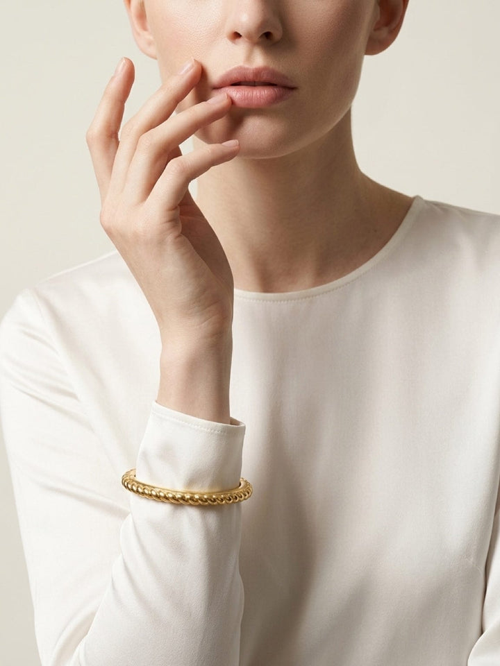 TAT2 Designs Jewelry - Bracelets Sorella Twist Bangle Bracelet