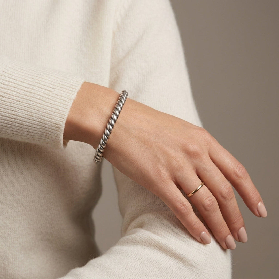 TAT2 Designs Jewelry - Bracelets Sorella Twist Bangle Bracelet