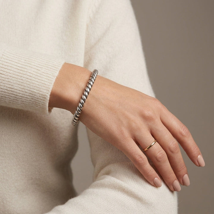 TAT2 Designs Jewelry - Bracelets Sorella Twist Bangle Bracelet
