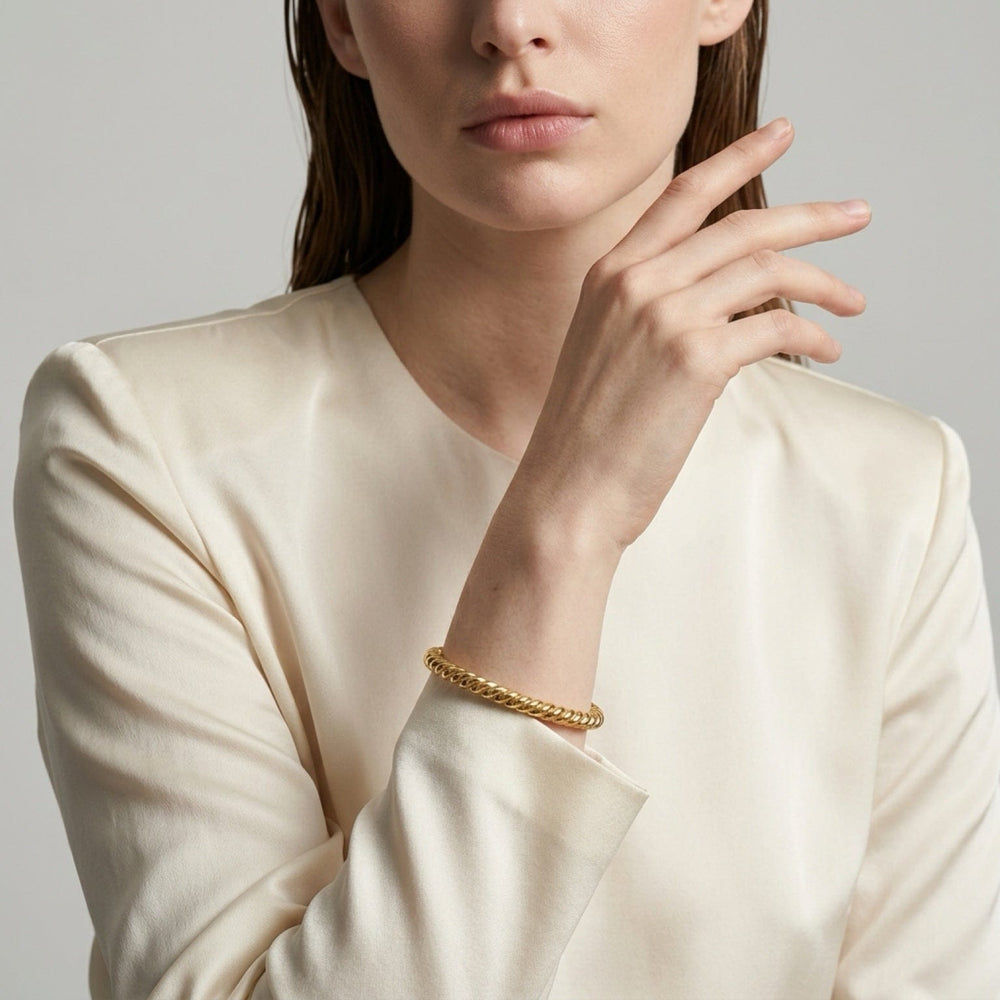 TAT2 Designs Jewelry - Bracelets Sorella Twist Bangle Bracelet