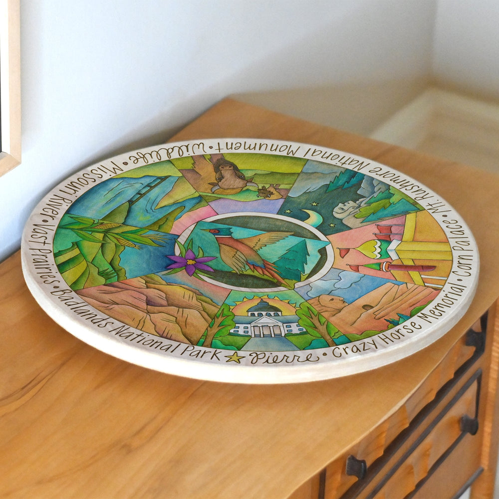 Sincerely Sticks Lazy Susans South Dakota 18" Lazy Susan