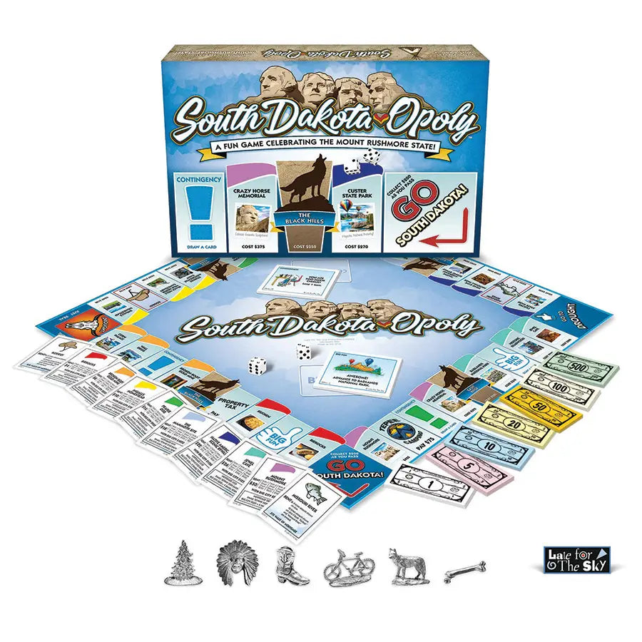 Outset Games and Cobble Hill Puzzles Books Cards Games and Puzzles - Games and Puzzles South Dakota Opoly Game