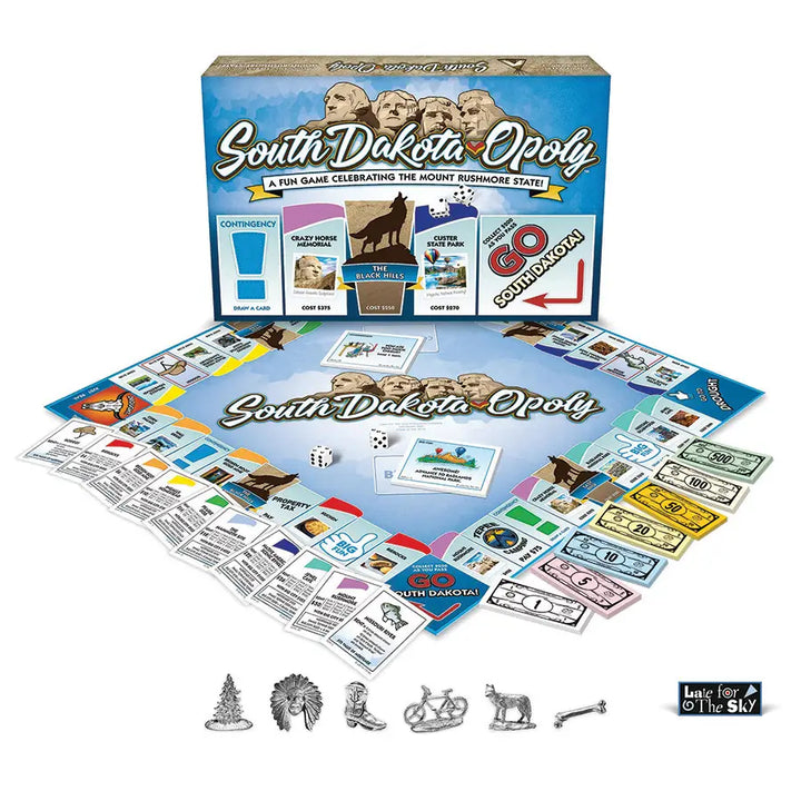 Outset Games and Cobble Hill Puzzles Books Cards Games and Puzzles - Games and Puzzles South Dakota Opoly Game
