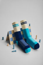 Load image into Gallery viewer, Many Mornings Ready to Wear Sport Sock Blue Blues
