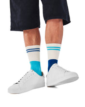 Load image into Gallery viewer, Many Mornings Ready to Wear Sport Sock Blue Blues
