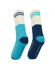 Load image into Gallery viewer, Many Mornings Ready to Wear Sport Sock Blue Blues
