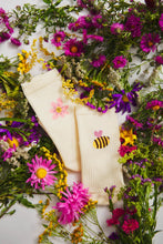 Load image into Gallery viewer, Many Mornings Ready to Wear Sport Sock Busy Bees
