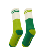 Load image into Gallery viewer, Many Mornings Ready to Wear Sport Sock Green Groove
