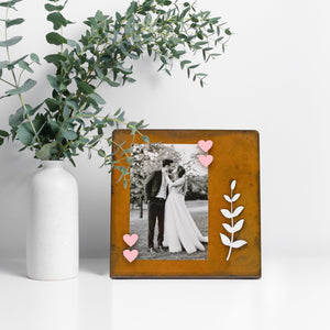 Prairie Dance Square Botanical Magnetic Frame