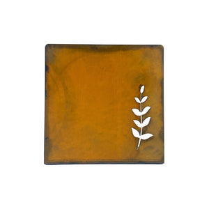 Prairie Dance Square Botanical Magnetic Frame