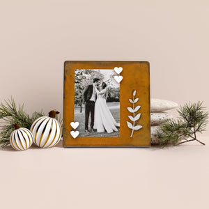 Prairie Dance Square Botanical Magnetic Frame