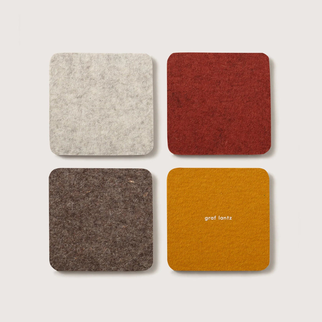 Graf Lantz Kitchen &amp; Bar Desert Sun Square Multi-Color Coaster 4-Pack