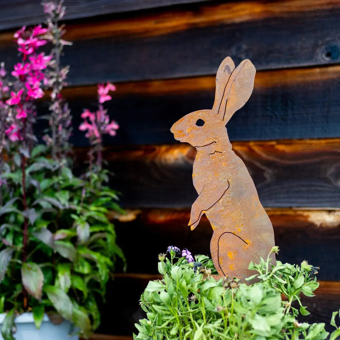 Elegant Garden Design Home Decor - Garden& - Outdoor Standing Bunny Garden Stake