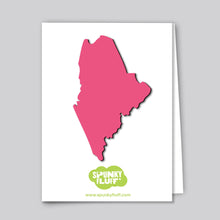 Load image into Gallery viewer, Spunky Fluff Proudly handmade in South Dakota, USA Magenta State Pride State Shape Magnets

