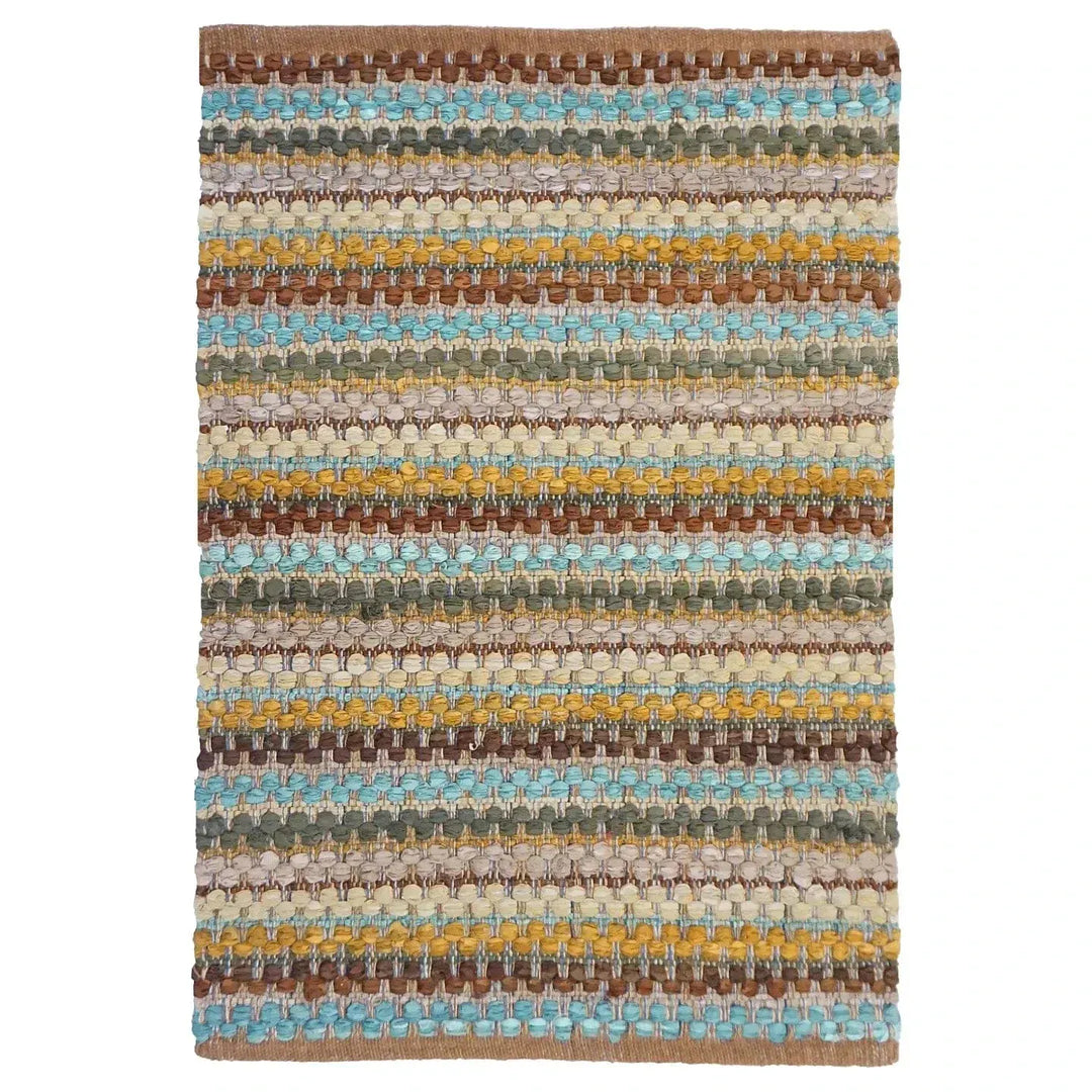 Sticks and Steel Nutmeg 24" x 30" Strata Rag Rugs