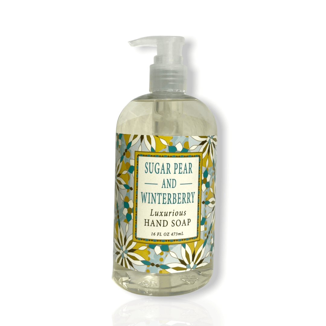 Greenwich Bay Trading Co. Hand Soap Sugar Pear &amp; Winterberry Holiday Hand Soap | 16 fl oz