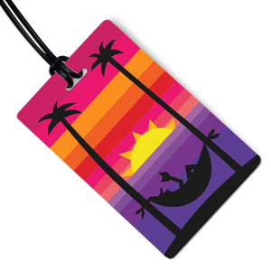 R. Nichols Luggage Tag Sunset Glow Luggage Tag