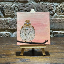 Load image into Gallery viewer, Printed Canvas Decor Sweet Finch Artwork &amp; Easel
