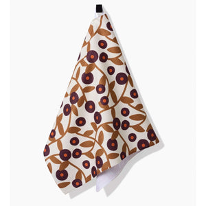 Geometry Towels Swirling Vines Tea Towel, Geometry