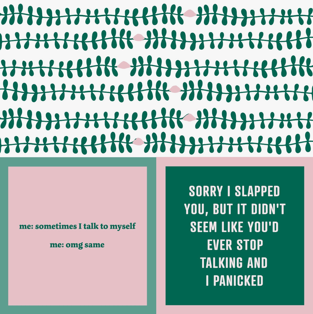 Drinks on Me Coasters Talk to Self Napkin