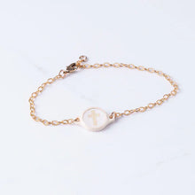 Load image into Gallery viewer, Versible Jewelry - Bracelets Gold/Vanilla Tap to Pray Survivor Series Bracelet
