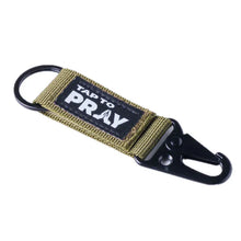 Load image into Gallery viewer, Versible Jewelry - Bracelets Green Tap to Pray Tactical Keychain

