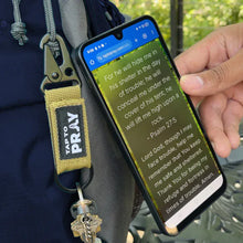 Load image into Gallery viewer, Versible Jewelry - Bracelets Tap to Pray Tactical Keychain
