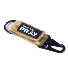 Load image into Gallery viewer, Versible Jewelry - Bracelets Tan Tap to Pray Tactical Keychain
