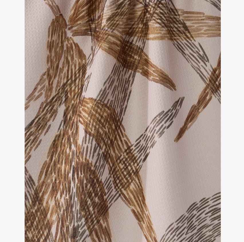 Geometry Kitchen Towel Tea Towel - Amber Wildflower