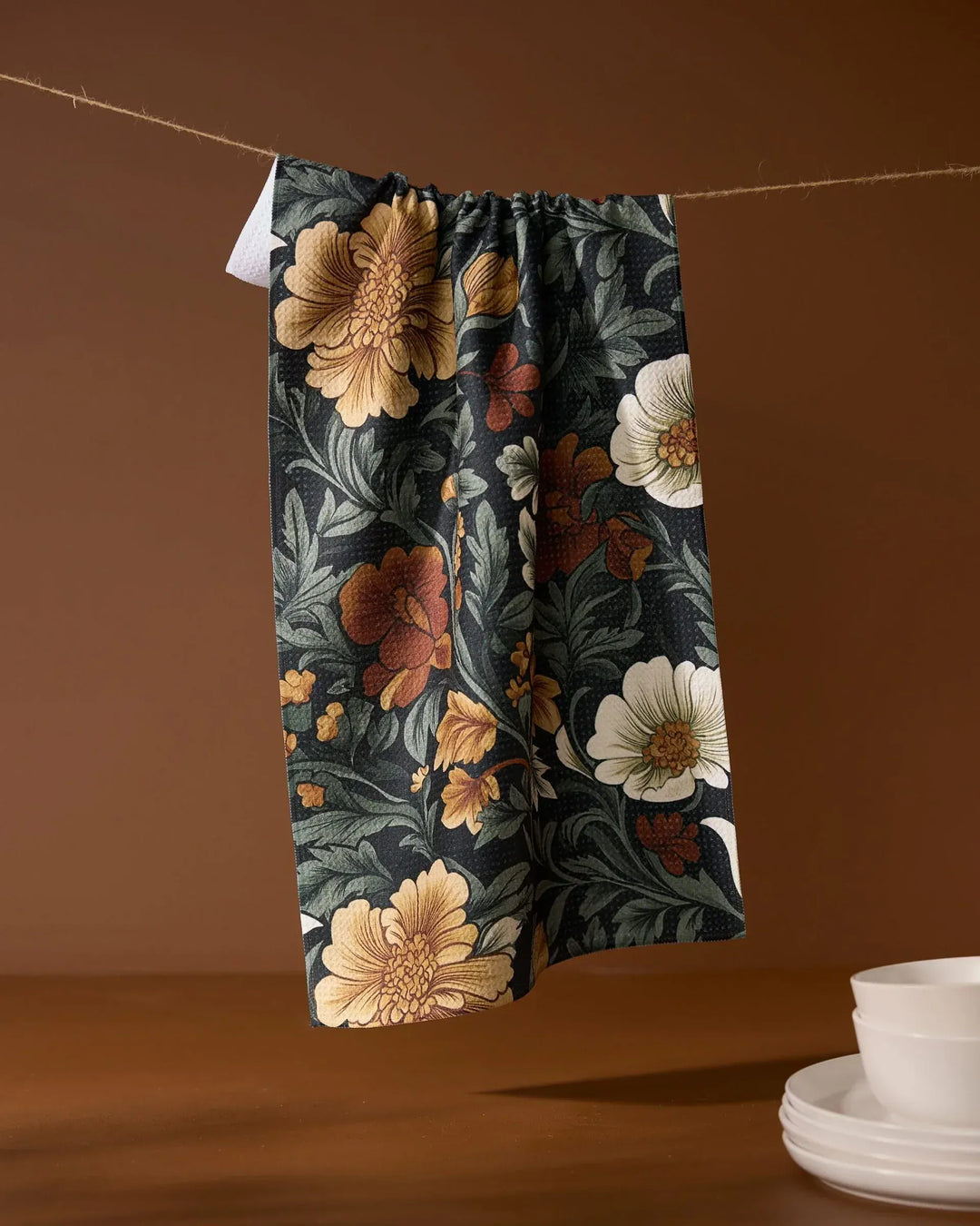 Geometry Home Decor - Linens - Geometry Kitchen Tea Towel - Classic Floral