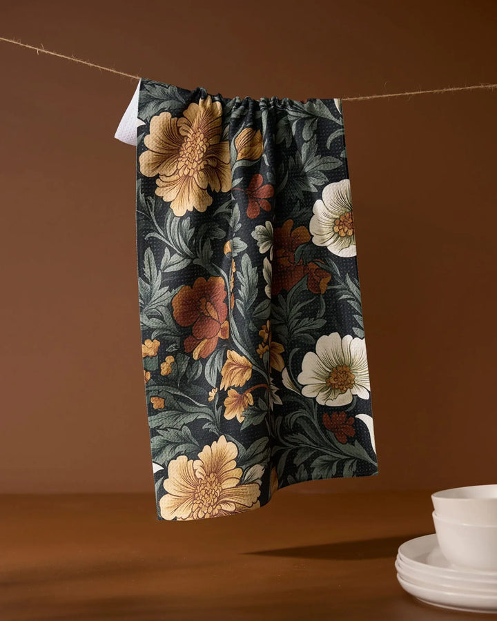 Geometry Home Decor - Linens - Geometry Kitchen Tea Towel - Classic Floral
