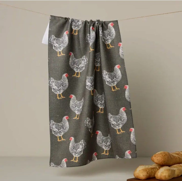Geometry Home Decor - Linens - Geometry Kitchen Tea Towel - Hen House