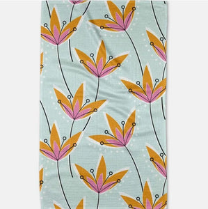 Sticks and Steel Home Decor - Linens Tea Towel - Retro Floral