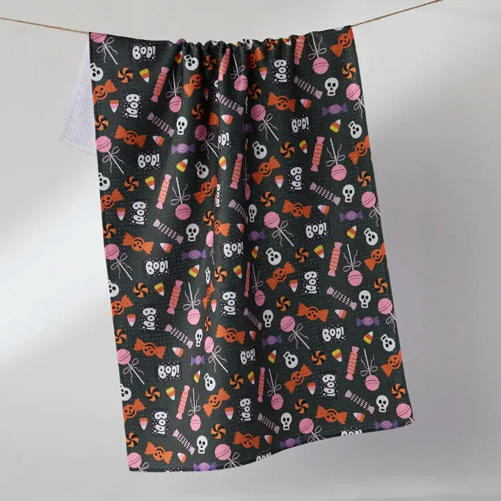 Geometry Kitchen Towel Tea Towel - Spooky Sweets