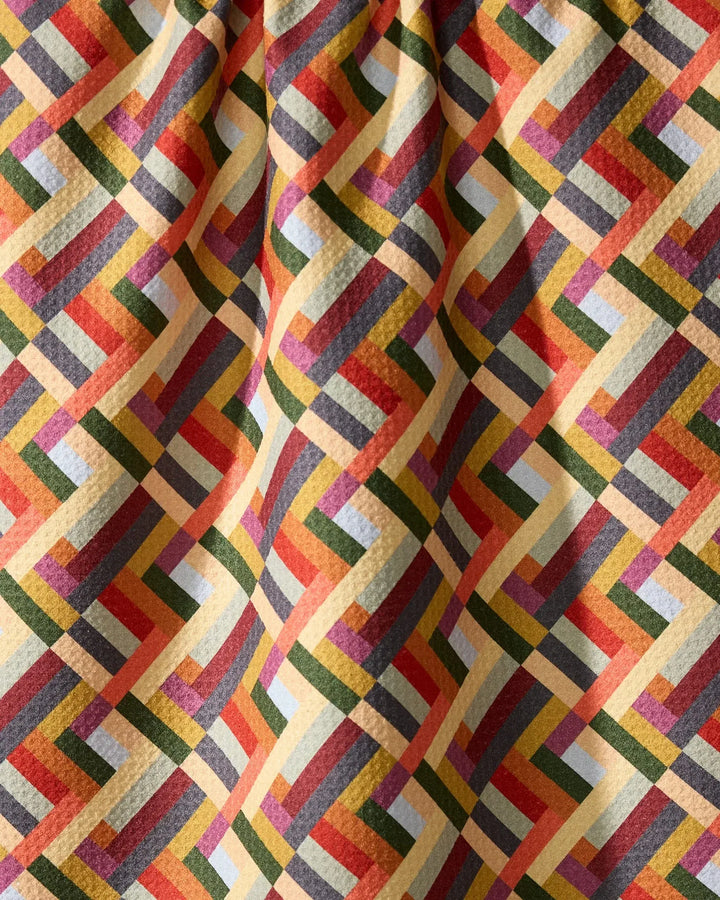 Geometry Home Decor - Linens - Geometry Kitchen Tea Towel - Vivid Cascade