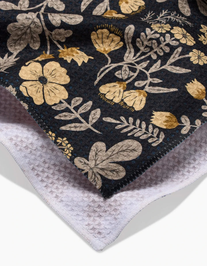 Geometry Home Decor - Linens - Geometry Kitchen Tea Towel - Woodland Wildflowers