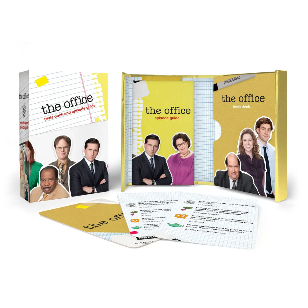 Hachette Book Group USA Books Cards Games and Puzzles - Games and Puzzles The Office A to Z Guide &amp; Trivia Deck