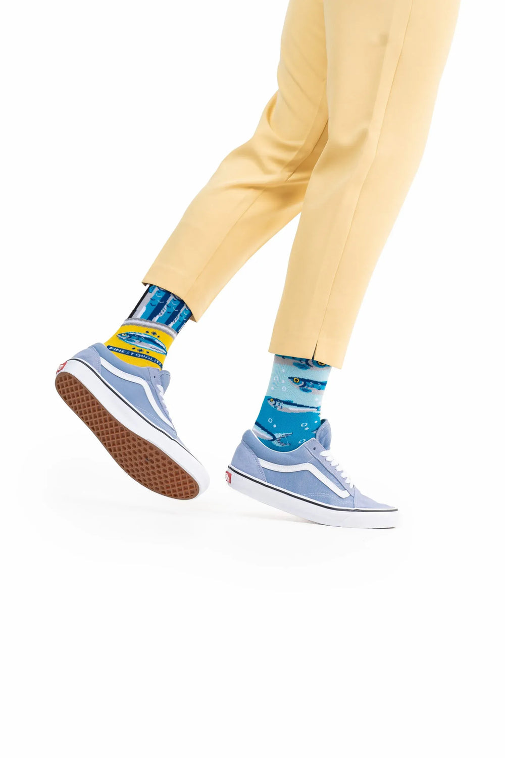 Many Mornings Socks The Sardines Novelty Socks
