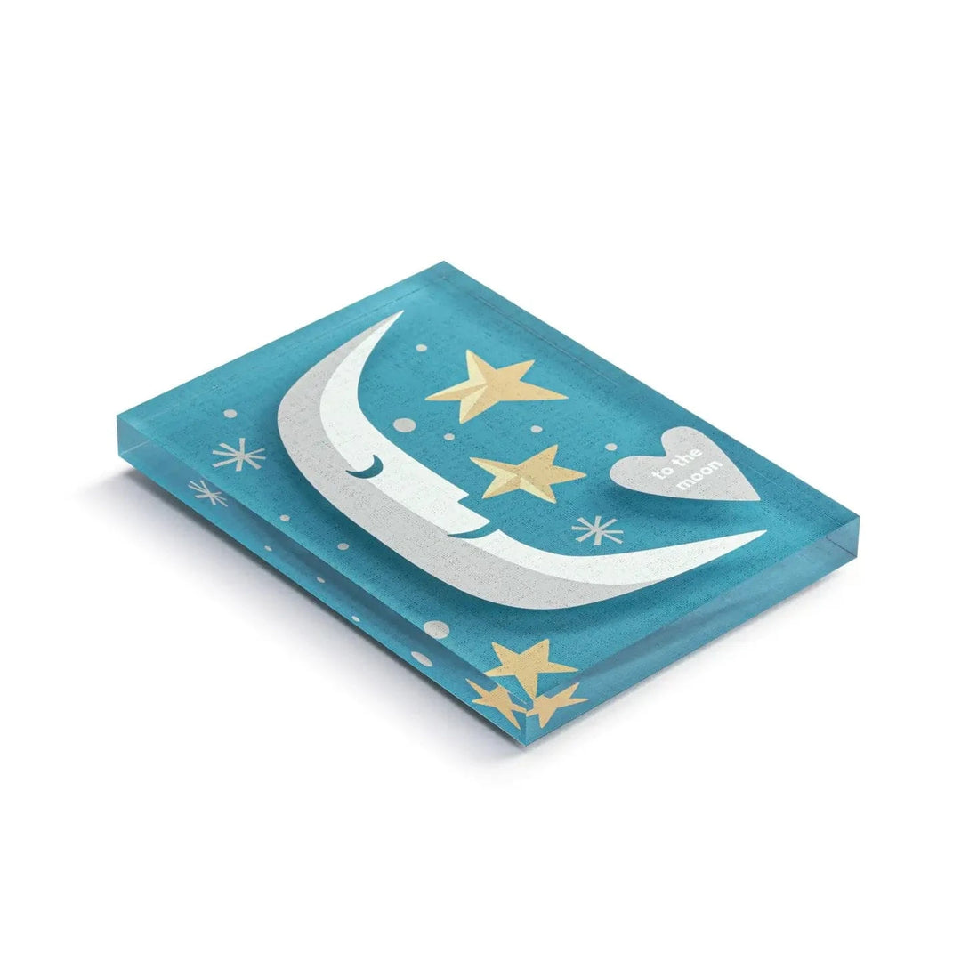 Demdaco Decor To the Moon Together Tile Acrylic Wall Art
