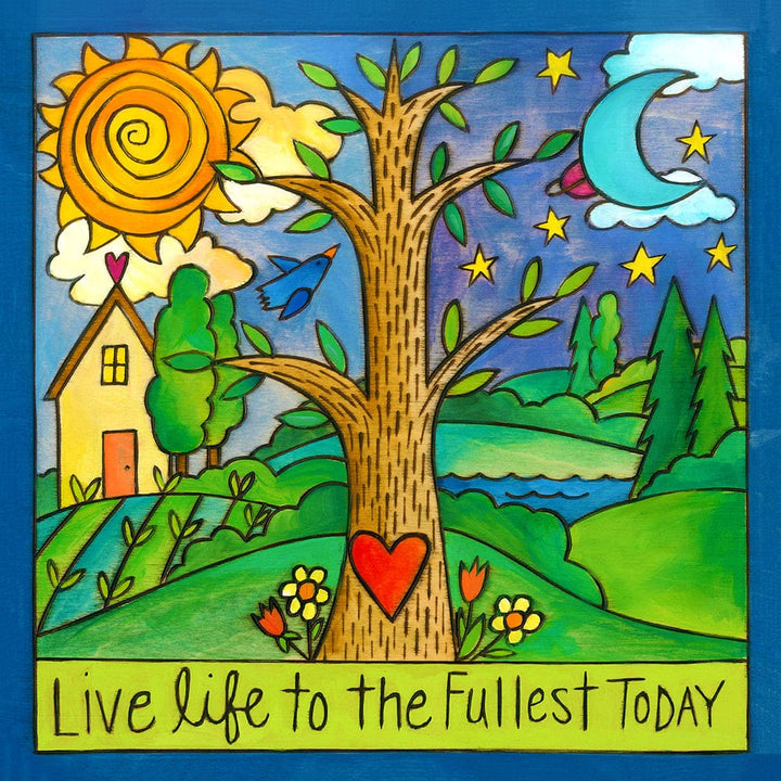 Sincerely Sticks Wall Art Tree of Life 9" x 9" Plaque