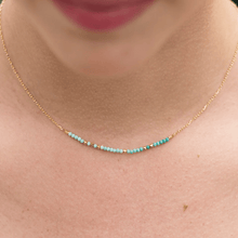 Load image into Gallery viewer, Mickey Lynn Turquoise Bar Necklace
