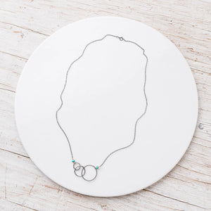 Original Hardware Jewelry - Necklaces Turquoise Graduating Circle Necklace