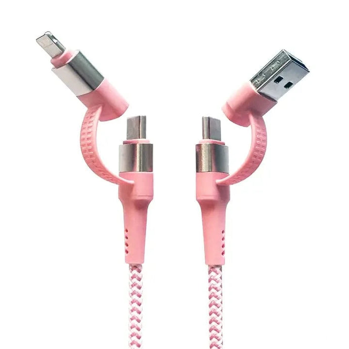 Tech Candy Other - Novelty Gifts Pink Two Faced 6' Cord