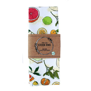 Ellembee Gift Two Sided Towels Citrus Mix Key Lime Pie