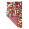 Ellembee Gift Two Sided Towels Maroon Blossoms